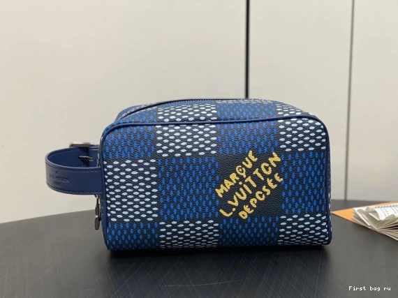 First bag ru VUITTON KIT bag-23*13*12CM DOPP LOUIS LOCKER 0818